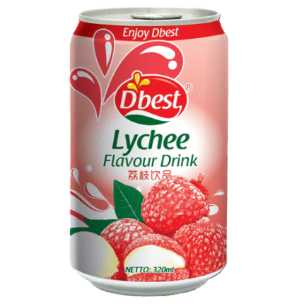 DBEST LYCHEE CAN 320ML 24’S