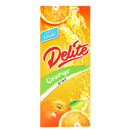 DELITE ORANGE PACKET 250ML 24’S