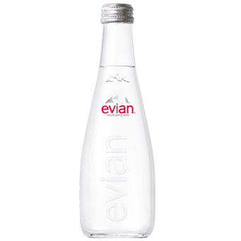 EVIAN GLASS 330ML 20’S