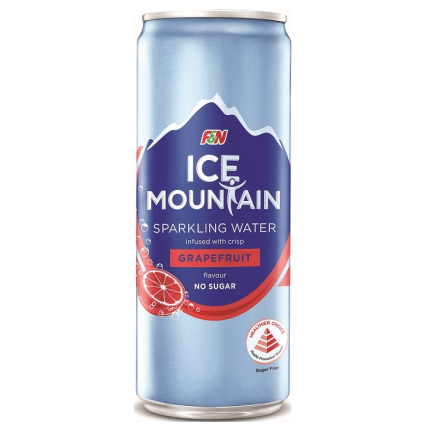 ICE MOUNTAIN SPARKLING GRAPEFRUIT CAN 24’S