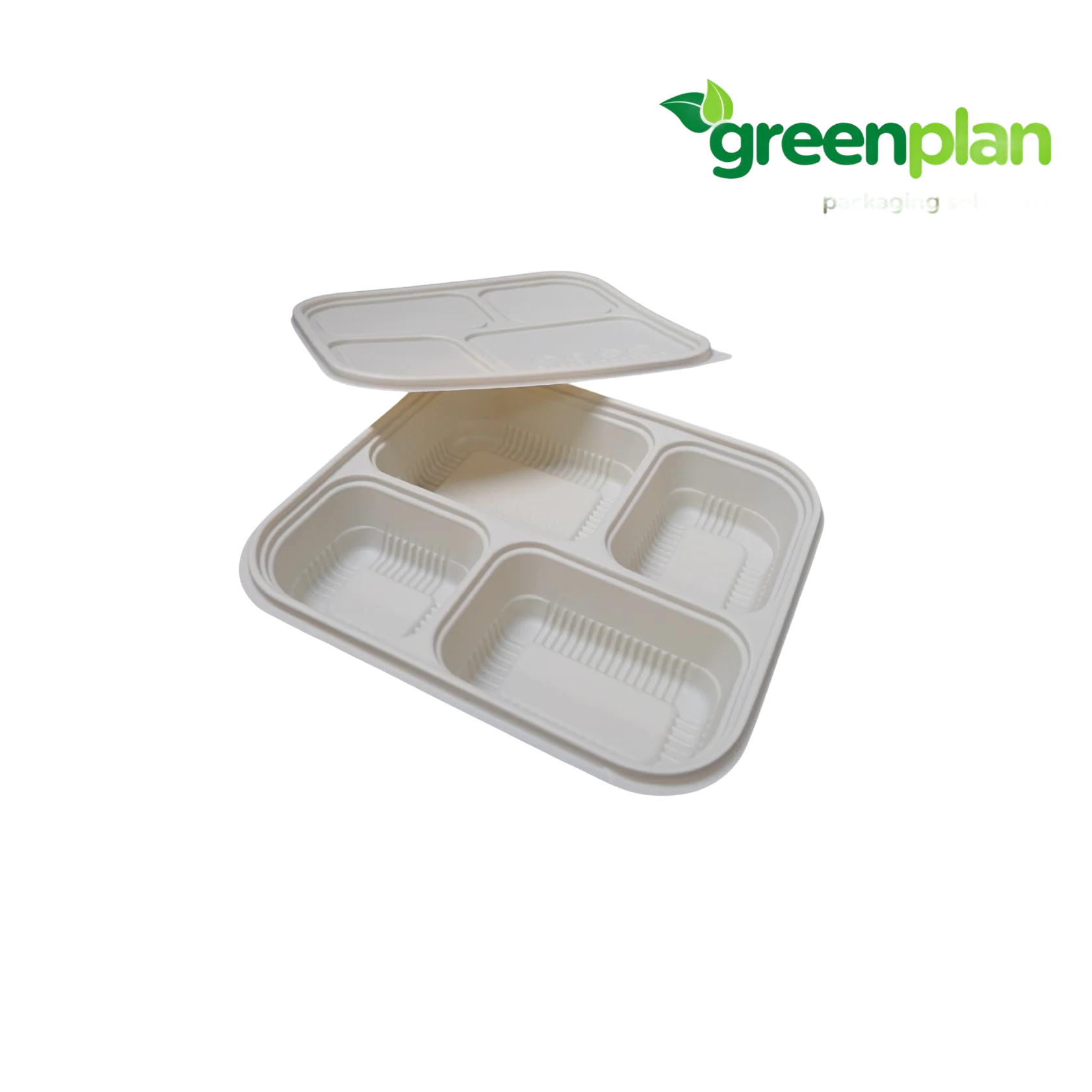 4 Compartment Bento Box Cornstarch