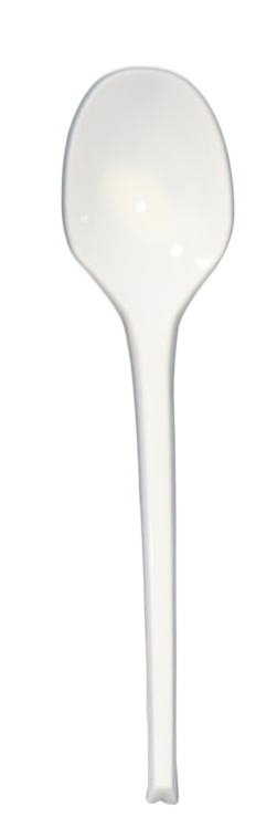 168mm Plastic Spoon White