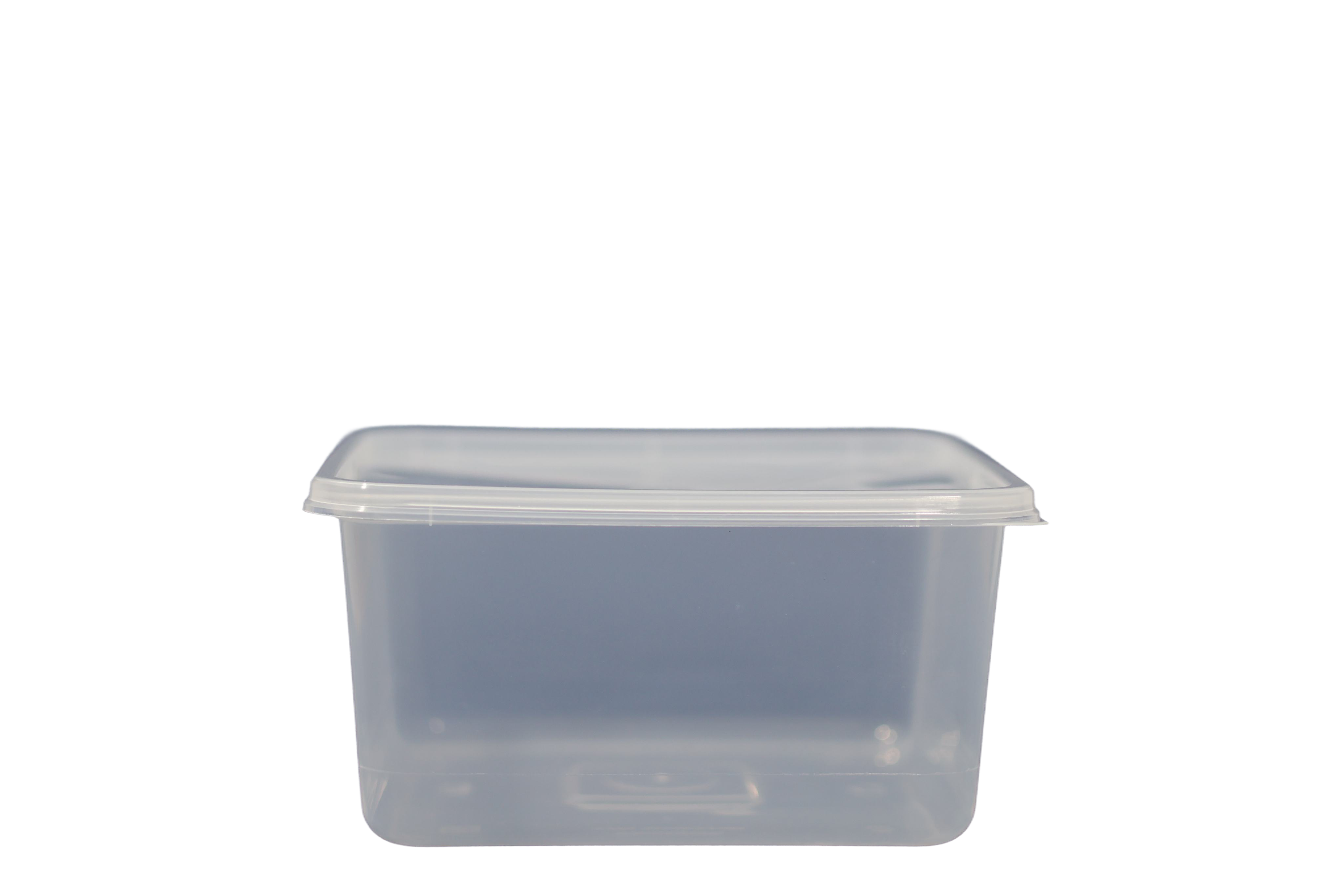 Square Container 2000ml with Lid