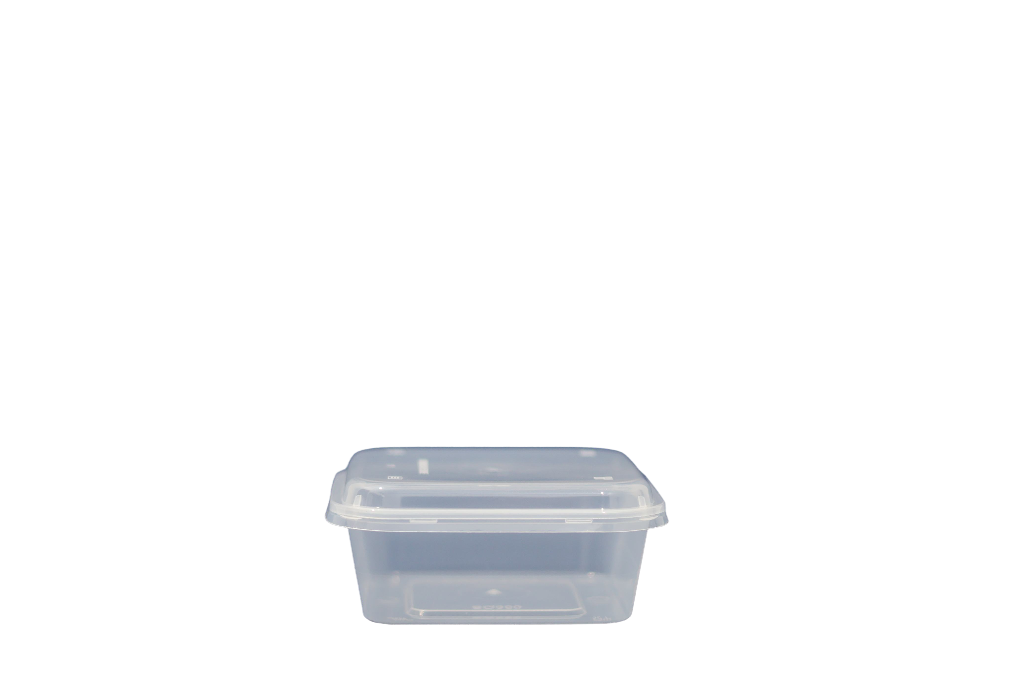 Square Container 350ml with Lid