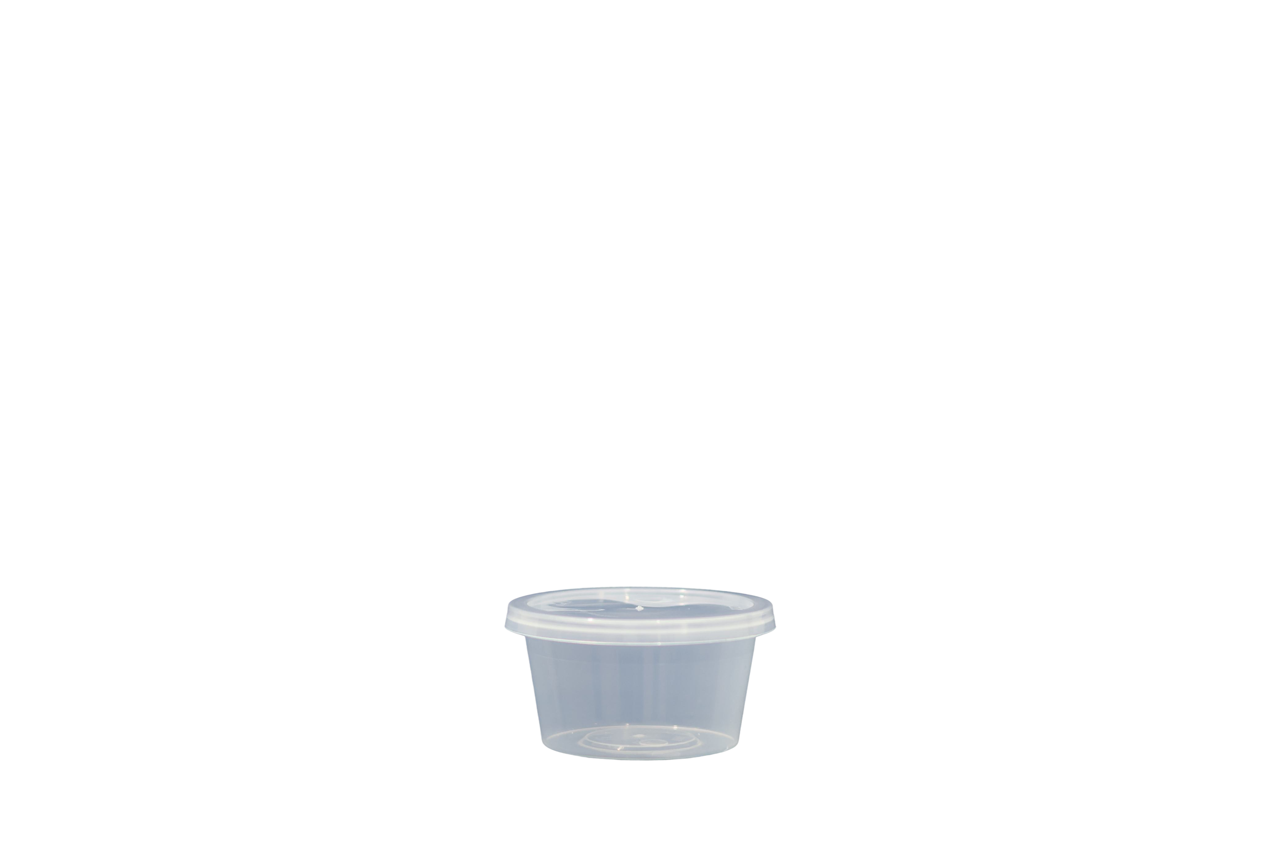 Round Container 4oz with Lid