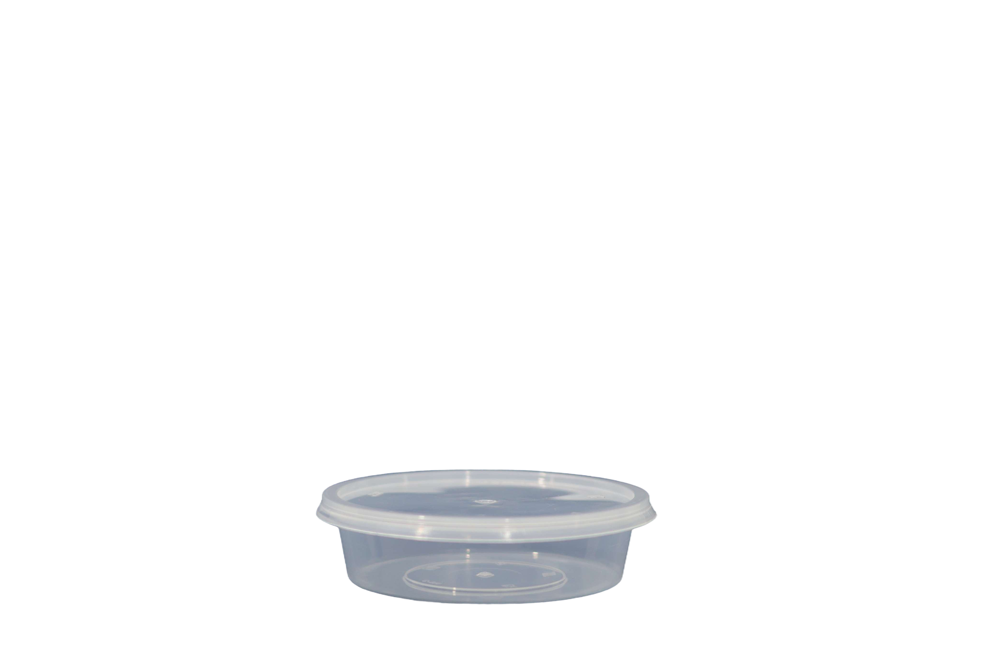 Round Container 8oz with Lid