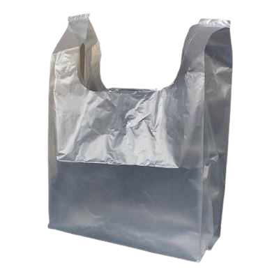 Plastic Carrier Bag Extra Small 7" + 4.5" x 13"